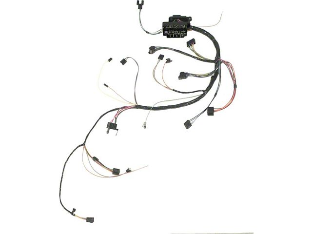 Camaro Underdash Wiring Harness, With Warning Lights, Without Console, 1967