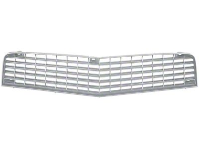 Upper Grille; Silver (80-81 Camaro, Excluding Z/28)