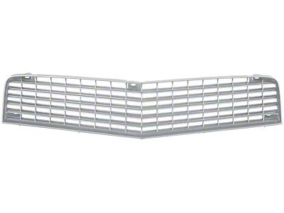 Upper Grille; Silver (80-81 Camaro, Excluding Z28)