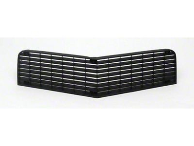 Camaro Upper Grille, Z28, Black, 1974-1977 (Z/28 Coupe)