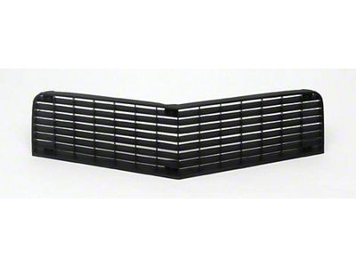 Camaro Upper Grille, Z28, Black, 1974-1977 (Z28 Coupe)