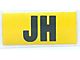 Camaro Valve Cover Decal, Code JH, 396/350hp, For Cars With4-Speed Manual Transmission, 1969