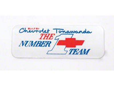 67-72 TONAWANDA NO VALVE COVER DECAL