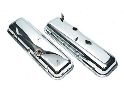 Camaro Valve Covers, Big Block, Chrome, 1969