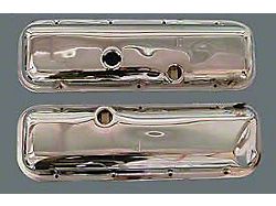 Valve Covers, Big Block, Chrome, With Power Brake Booster Dent (67-72 Camaro)