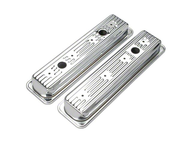 Camaro Valve Covers, Center Bolt, Chrome, 1986-1997