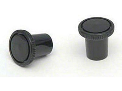 Camaro Vent Pull Knobs, Black, 1970-1978