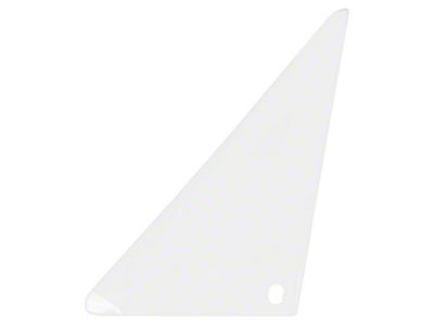 Vent Window Glass; Clear; Passenger Side (1967 Camaro)
