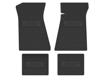 Vintage Rubber Style Floor Mats with 79-81 Z/28 Logo (75-81 Camaro)