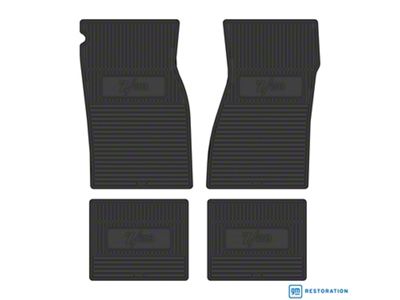Vintage Rubber Style Floor Mats with Z/28 Logo (67-69 Camaro)