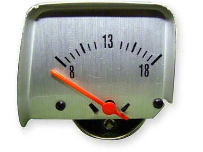 Battery Voltmeter, Console Gauge, 68-69