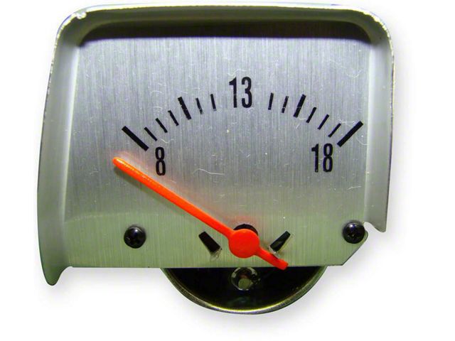 Battery Voltmeter, Console Gauge, 68-69