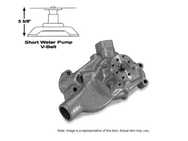 Camaro Water Pump, Big Block, Short Style, Stewart Hi-Flow,1967-1968