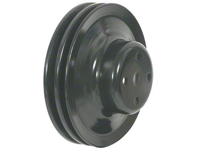 Camaro Water Pump Pulley, Double Groove, V8, 1970-1989