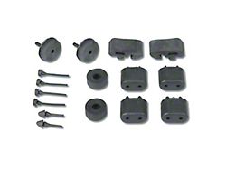Weatherstrip Rubber Bumper Set; 16-Pieces (67-69 Camaro)