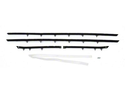 Camaro Weatherstrip Set, Outer Window, Coupe Or Convertible, 1968-1969