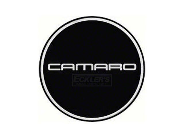 GTA Wheel Center Cap Emblem; Chrome and Black (82-92 Camaro)