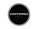 GTA Wheel Center Cap Emblem; Chrome and Black (82-92 Camaro)