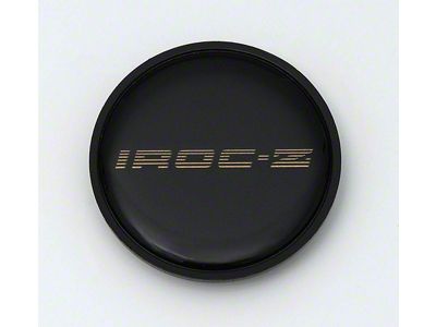 Camaro Wheel Center Cap Emblem, IROC-Z, Chrome, 1989-1990