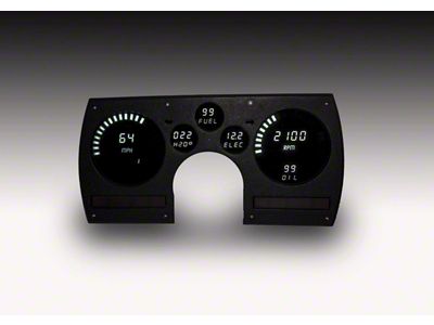 Camaro White Led Digital Replacment Gauge Panel 1982-1990 (Z/28 Pace Car)
