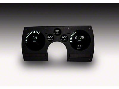 Camaro White Led Digital Replacment Gauge Panel 1982-1990 (Z28 Pace Car)