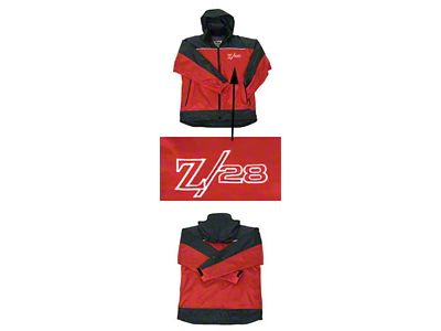 Camaro Windigo Windbreaker, With Z28 Logo, Red