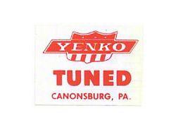 Window Decal,Yenko Tuned,67-69