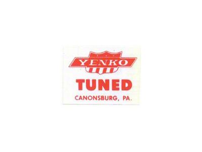 Window Decal,Yenko Tuned,67-69