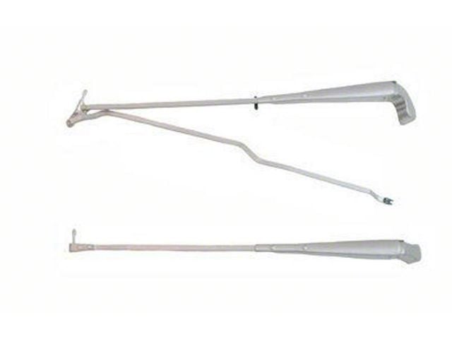 Camaro Windshield Wiper Arms , Brushed Finish, Hidden Wipers 1970-1981