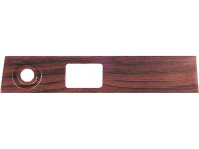 Camaro Windshield Wiper & Headlight Trim Plate, Dash, Rosewood, 1969