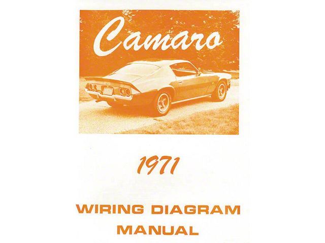 Camaro Wiring Diagram Manual, 1971