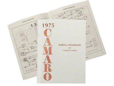 Camaro Wiring Diagram Manual, 1975