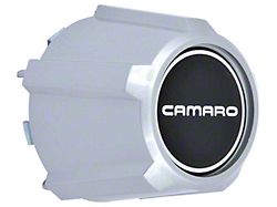 Z28 N90 Wheel Center Caps; Silver and Black (82-92 Camaro)