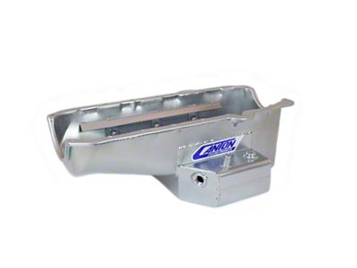 Canton Pre-1980 Small Block Chevy Road Race Oil Pan; Zinc Plated (68-96 Corvette C2, C3 & C4)