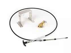 Canton Accusump Oil Accumulator Manual Valve Cable Kit; 6-Foot (Universal; Some Adaptation May Be Required)