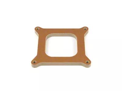 Canton Holley 4150/4160 Phenolic Carburetor Spacer; 1/2-Inch (Universal; Some Adaptation May Be Required)
