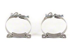 Canton Steel Mounting Clamps for 2 to 3-Quart Accusump Oil Accumulators (Universal; Some Adaptation May Be Required)