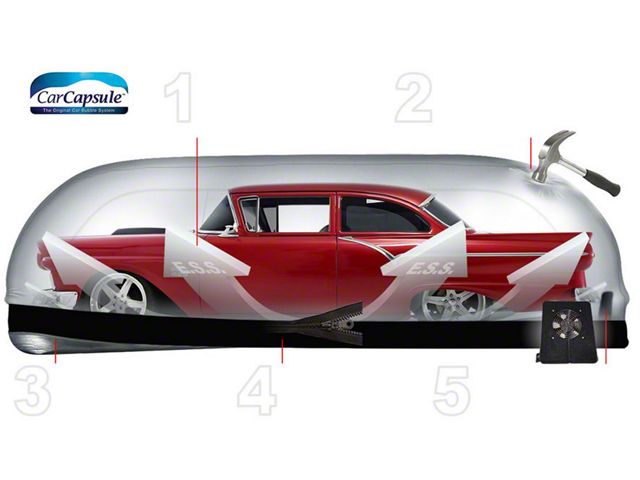 Car Capsule, Length 14' x Width 68 x Height 68 CC14