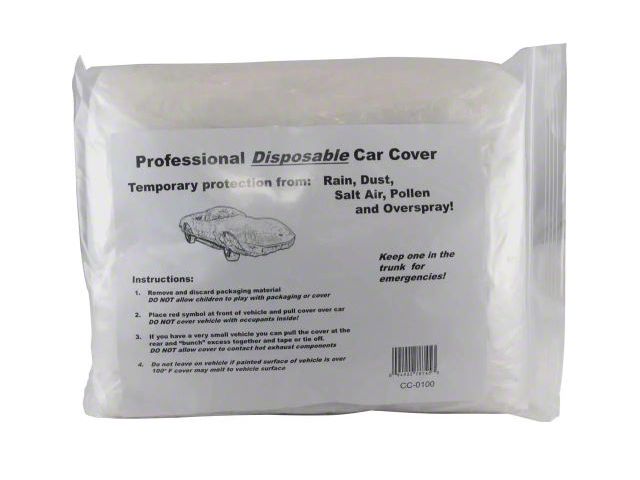 Plastic Car Cover (Universal; Some Adaptation May Be Required)