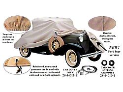 Car Cover, Poly-Cotton, With Ford Script FD-10 Logo, Coupe, 1928-1931