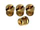 Carburetor Idle Feed Restriction Kit; 0.29 In. Brass Material; Set of 4 Pieces