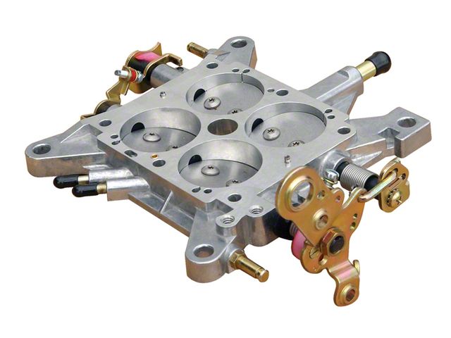 Carburetor Throttle Base Plate; 4150 Model; For 600 CFM Mechanical Sec Carb