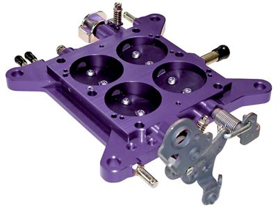 Carburetor Throttle Base Plate; 4160 Model; For 750 CFM Vacuum Secondary Carb