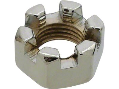 Castle Nut - Chrome - 1/2-20