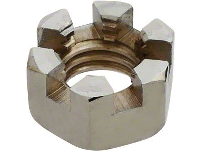 Castle Nut - Chrome - 5/8-11