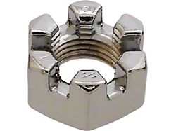 Castle Nut - Chrome - 9/16-18