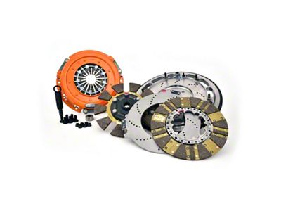 Centerforce DYAD DS Organic/Carbon Twin Disc Clutch Kit with 184-Tooth 6-Bolt Flywheel; 10-Spline (69-71 Big Block V8 Mustang)