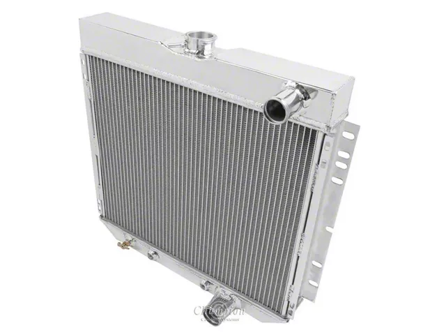Ecklers Aluminum Down Flow Radiator; 2-Row (64-68 Country Sedan ...