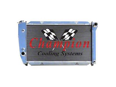 Champion All-Aluminum Radiator, 2-Row Core (302/460 V8)