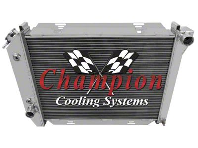 Champion Aluminum Radiator, 3-Row (Base Model, 390/427/428 V8)